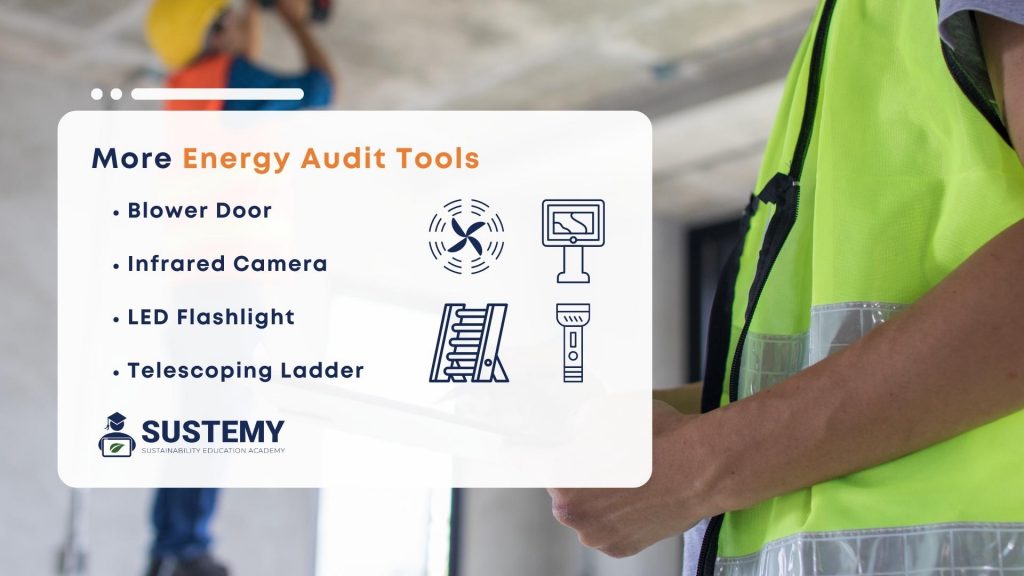 Infographic of more energy audit tools