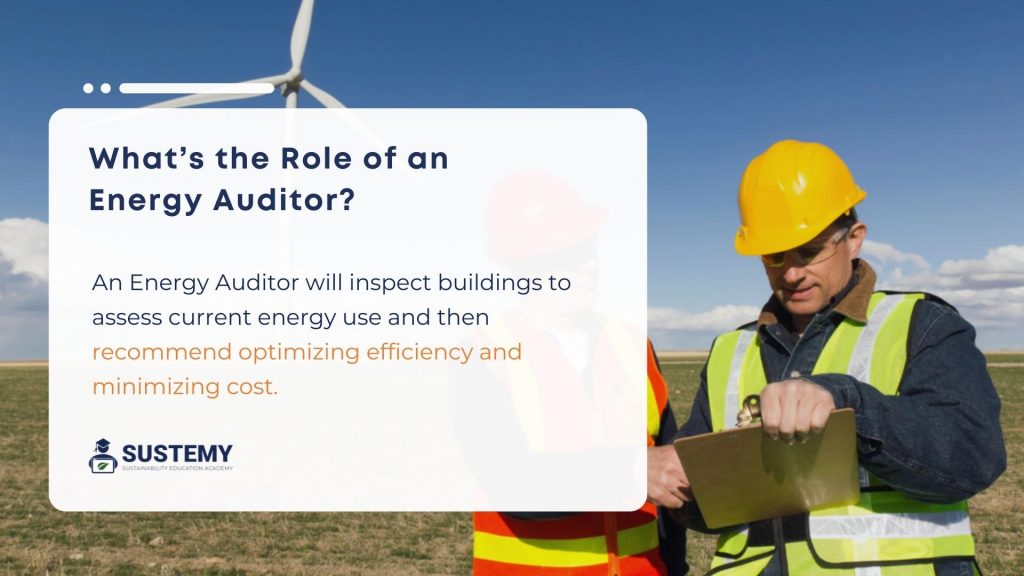 The role of an energy auditor defined concisely