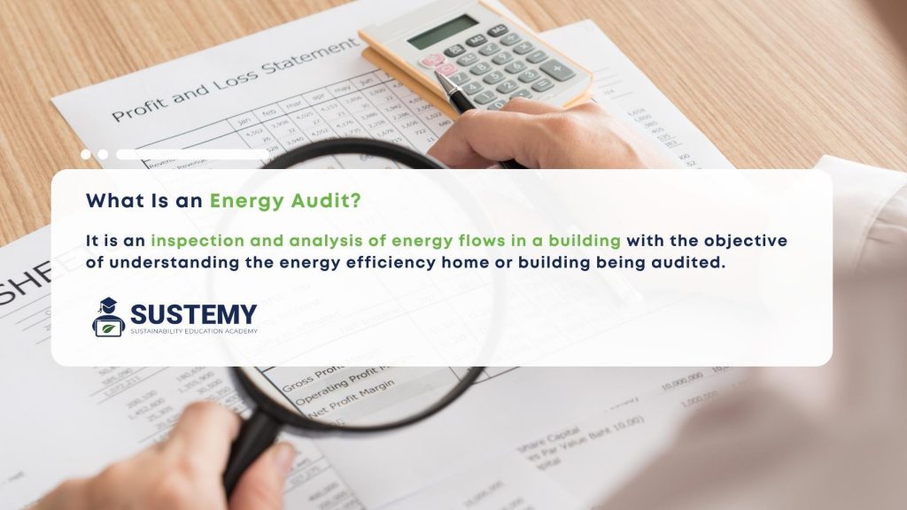 Infographic of the definition of an energy audit